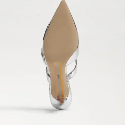 Heel-Sam Edelman Veranda Mule Pump Soft Silver