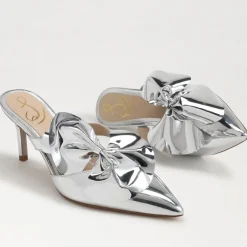Heel-Sam Edelman Veranda Mule Pump Soft Silver