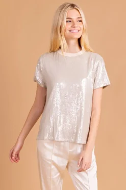 Blouses-S'edge Apparel S'Edge Apparel Ava Top Marshmallow