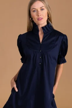 Midi-S'edge Apparel S'Edge Apparel Erin Dress In Passport