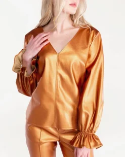 Blouses-S'edge Apparel S'Edge Apparel Murphy Top Copper