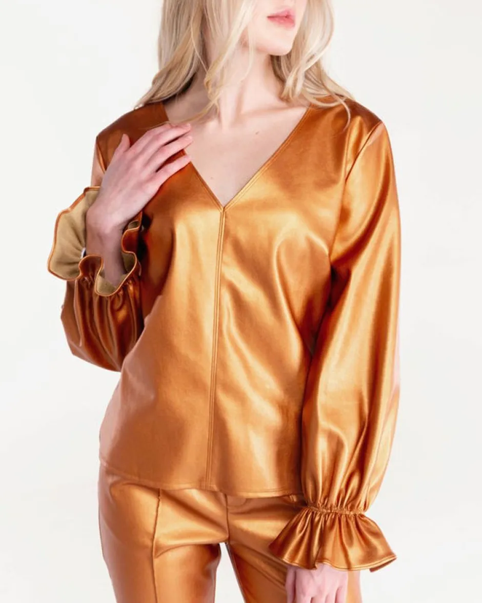 Blouses-S'edge Apparel S'Edge Apparel Murphy Top Copper