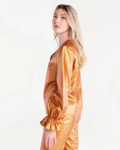 Blouses-S'edge Apparel S'Edge Apparel Murphy Top Copper