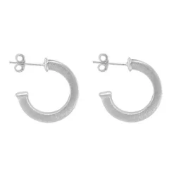 Jewelry-Sheila Fajl Bianca Hoops Silver