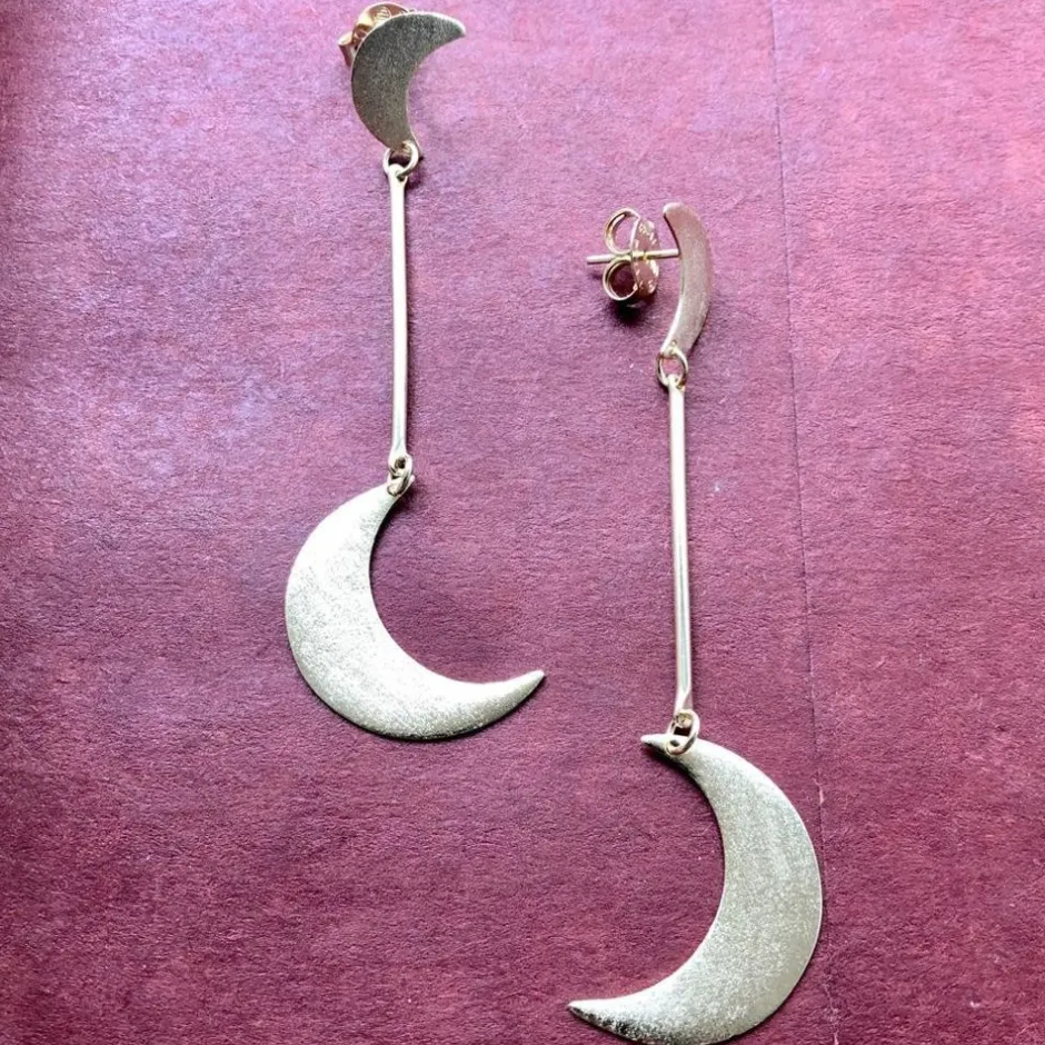Jewelry-Sheila Fajl Manduka Earrings Silver