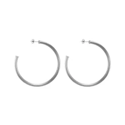 Jewelry-Sheila Fajl Petite Everybody'S Favorite Hoops Gun Metal