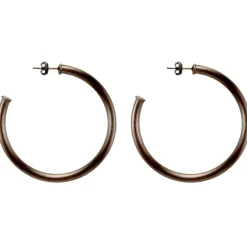 Jewelry-Sheila Fajl Smaller Everybody'S Favorite Hoops Gun Metal