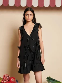 Mini-Sister Jane Butter Bow Mini Dress