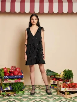 Mini-Sister Jane Butter Bow Mini Dress
