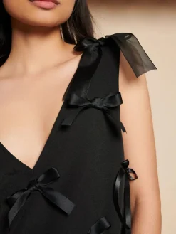Mini-Sister Jane Butter Bow Mini Dress