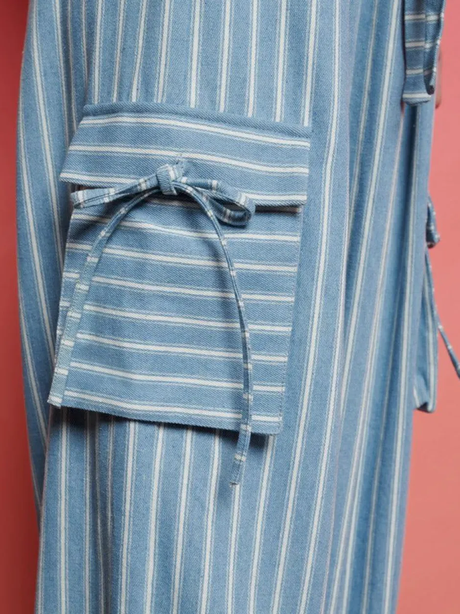 Pants-Sister Jane Cleo Striped Cargo Trousers