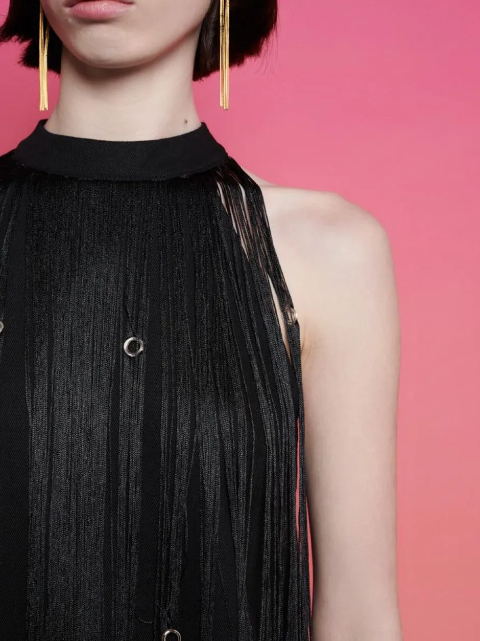 Mini-Sister Jane Frida Fringe Mini Dress