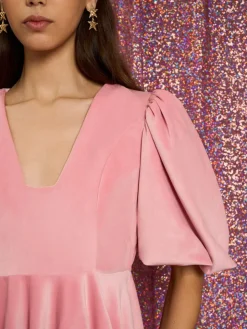 Mini-Sister Jane Harmony Velvet Mini Dress