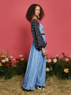 Maxi-Sister Jane Saddle Floral Maxi Dress