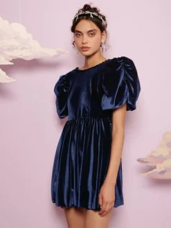 Mini-Sister Jane Spell Velvet Mini Dress