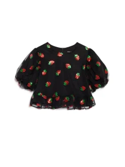 Blouses-Sister Jane Strawberry Sequin Top