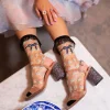 Socks And Tights-Sock Candy Repeat Floral Ruffle Sheer Crew Sock