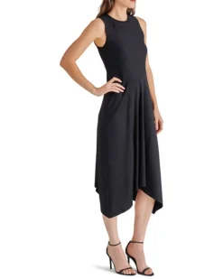 Midi-Steve Madden Anisa Black Dress