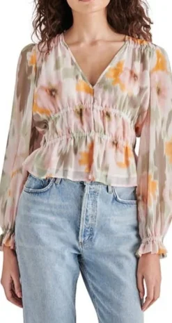 Blouses-Steve Madden Ardenne Floral Top