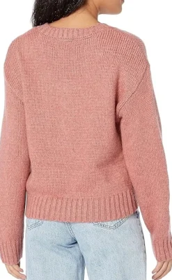Sweaters-Steve Madden Houston Sweater Rose