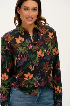 Blouses-Sugarhill Brighton Joy Shirt Jungle Life