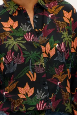 Blouses-Sugarhill Brighton Joy Shirt Jungle Life