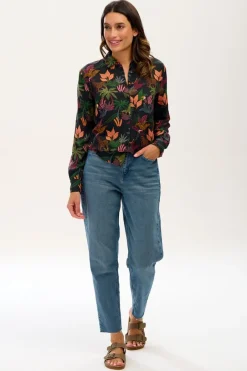 Blouses-Sugarhill Brighton Joy Shirt Jungle Life