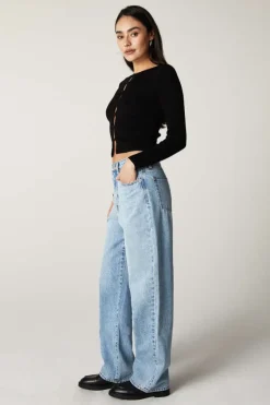 Jeans-Unpublished Rumi High-Rise Stacked Leg In Highland